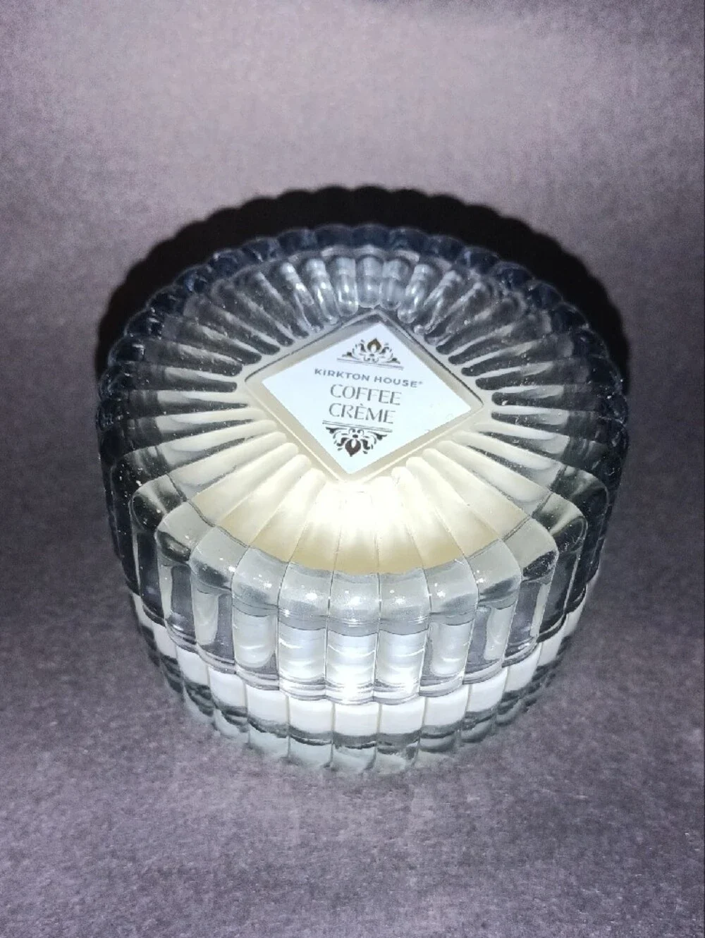 Kirkton House Coffee Crème Ribbed Candle 2-Pack